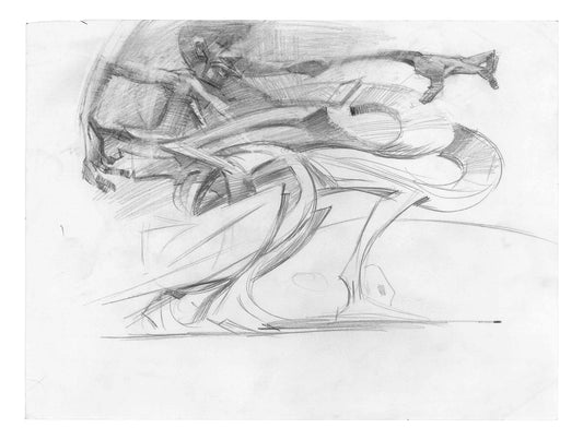 "GraffMAN" ORIGINAL DRAWING 9"x 12" Graphite