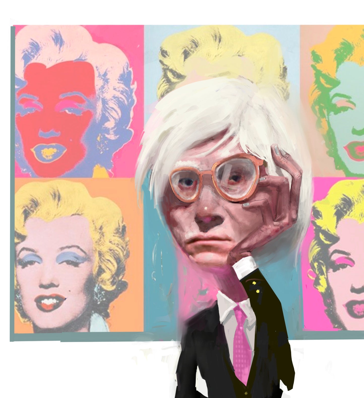 ANDY WARHOL portrait art print