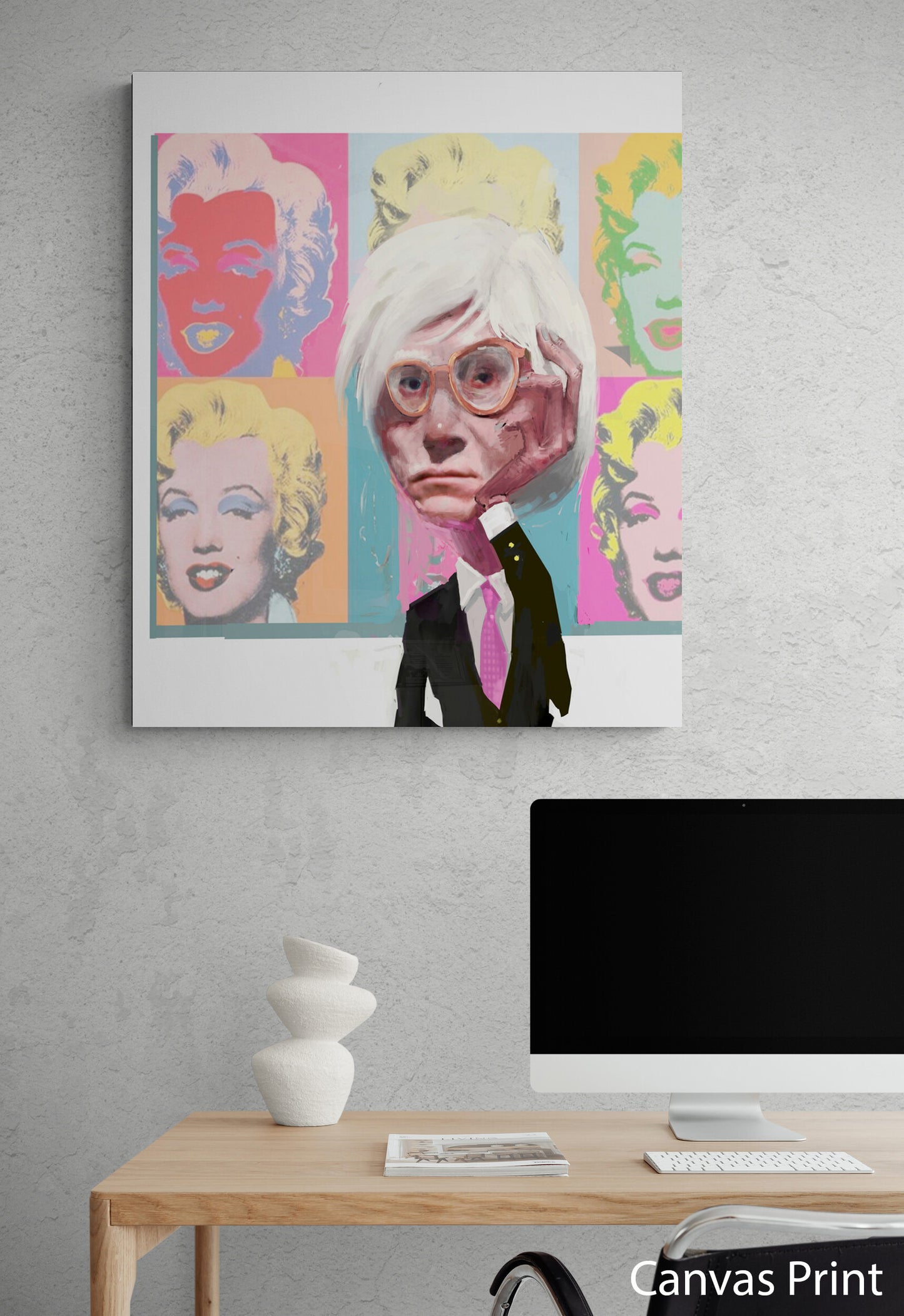 ANDY WARHOL portrait art print