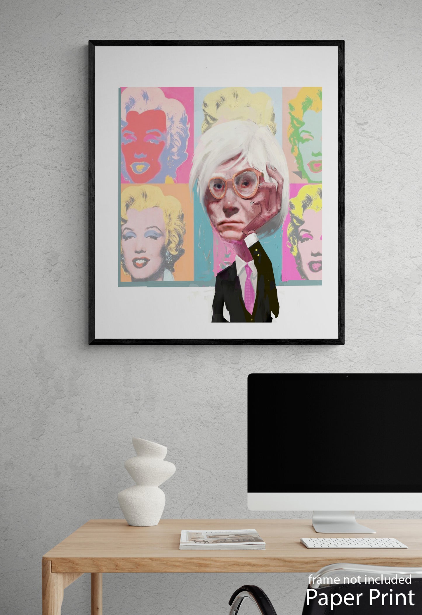 ANDY WARHOL portrait art print