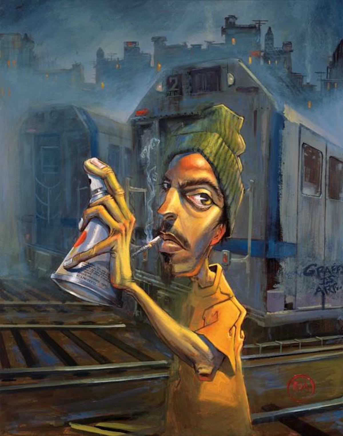 New York City Graffiti Wall Art by artist Justin BUA