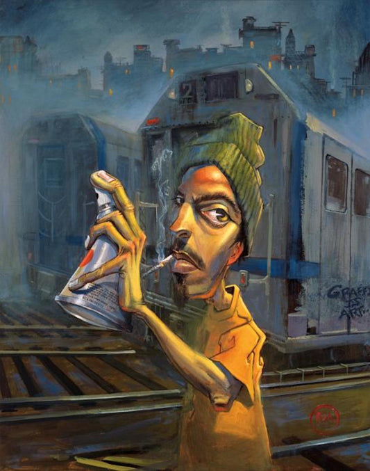 New York City Graffiti Wall Art  by artist Justin BUA