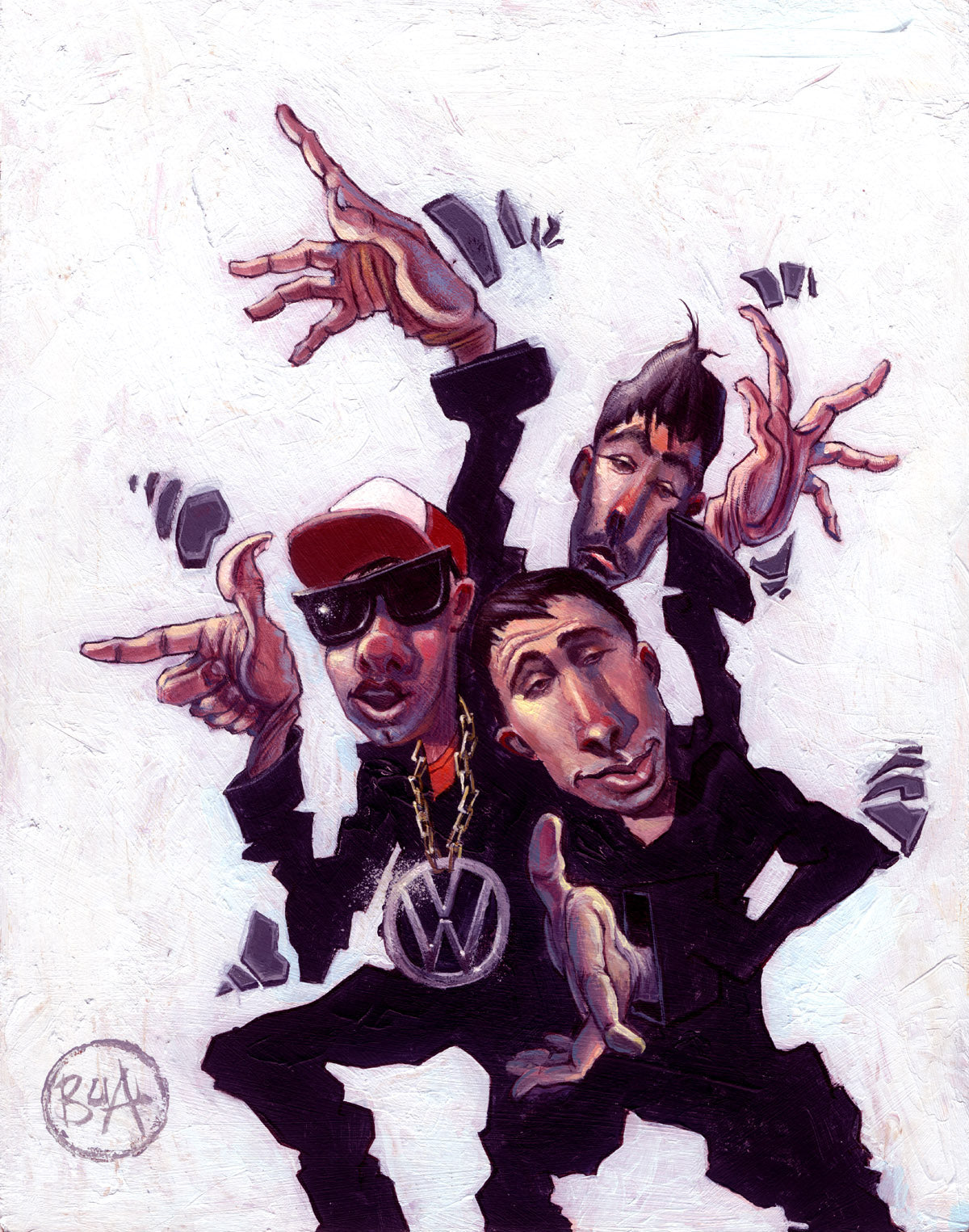 Beastie Boys Art by artist Justin BUA