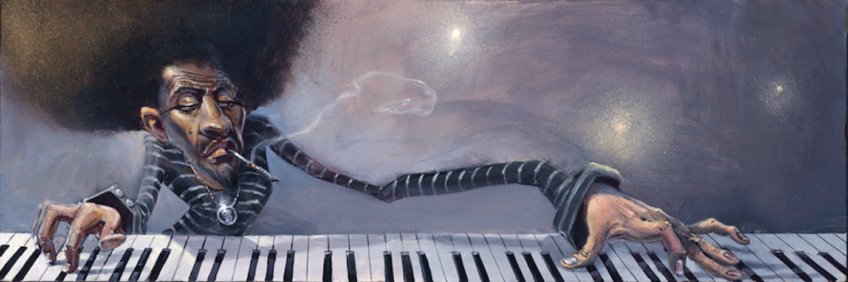 Jazz Music Wall Art by artist Justin BUA