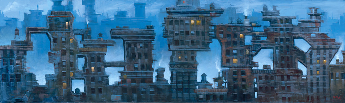 New York City Art Print by urban artist Justin BUA