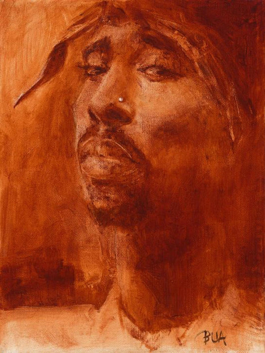TUPAC SHAKUR Art print by artist Justin Bua