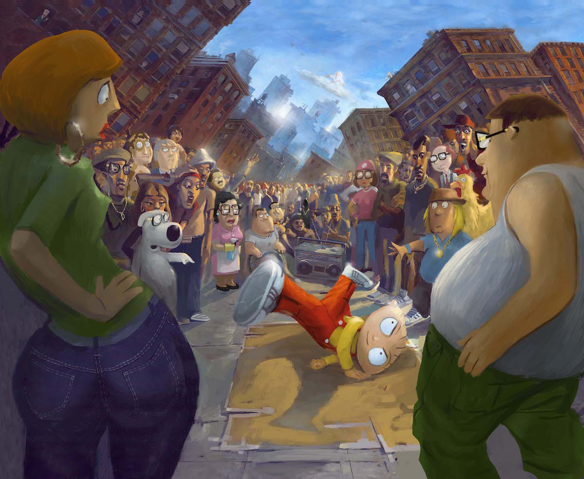 Family Guy Art Print by Justin Bua