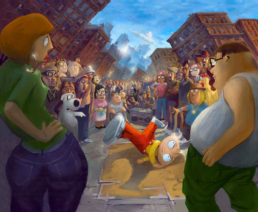 Family Guy Art Print by Justin Bua