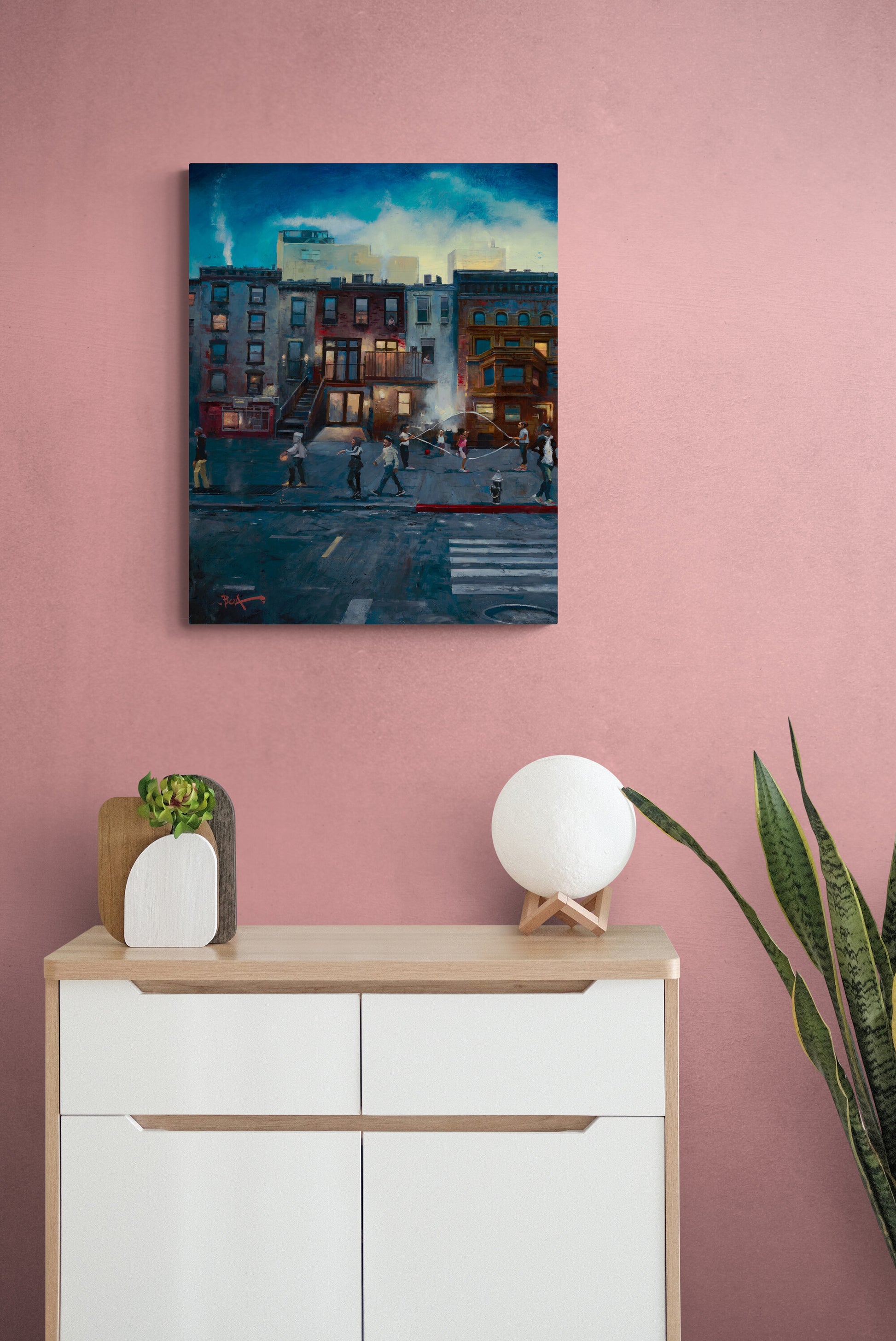 Urban Hip Hop Culture Wall Art Print by urban artist Justin BUA