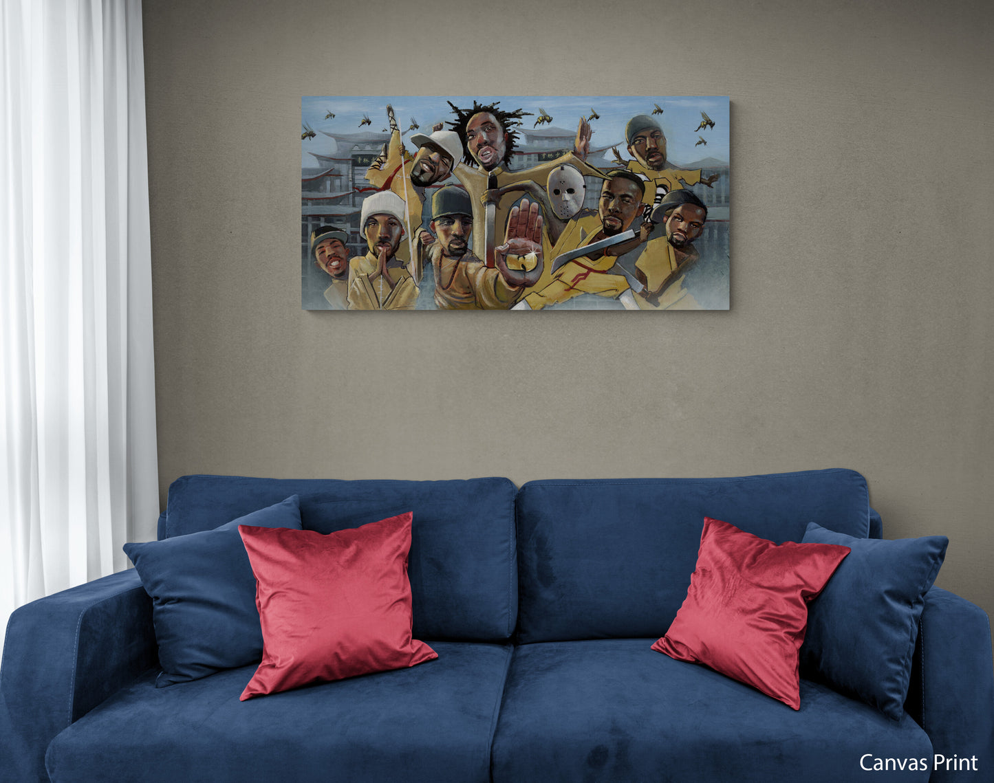 Wu-Tang Clan Art Print canvas by artist Justin BUA