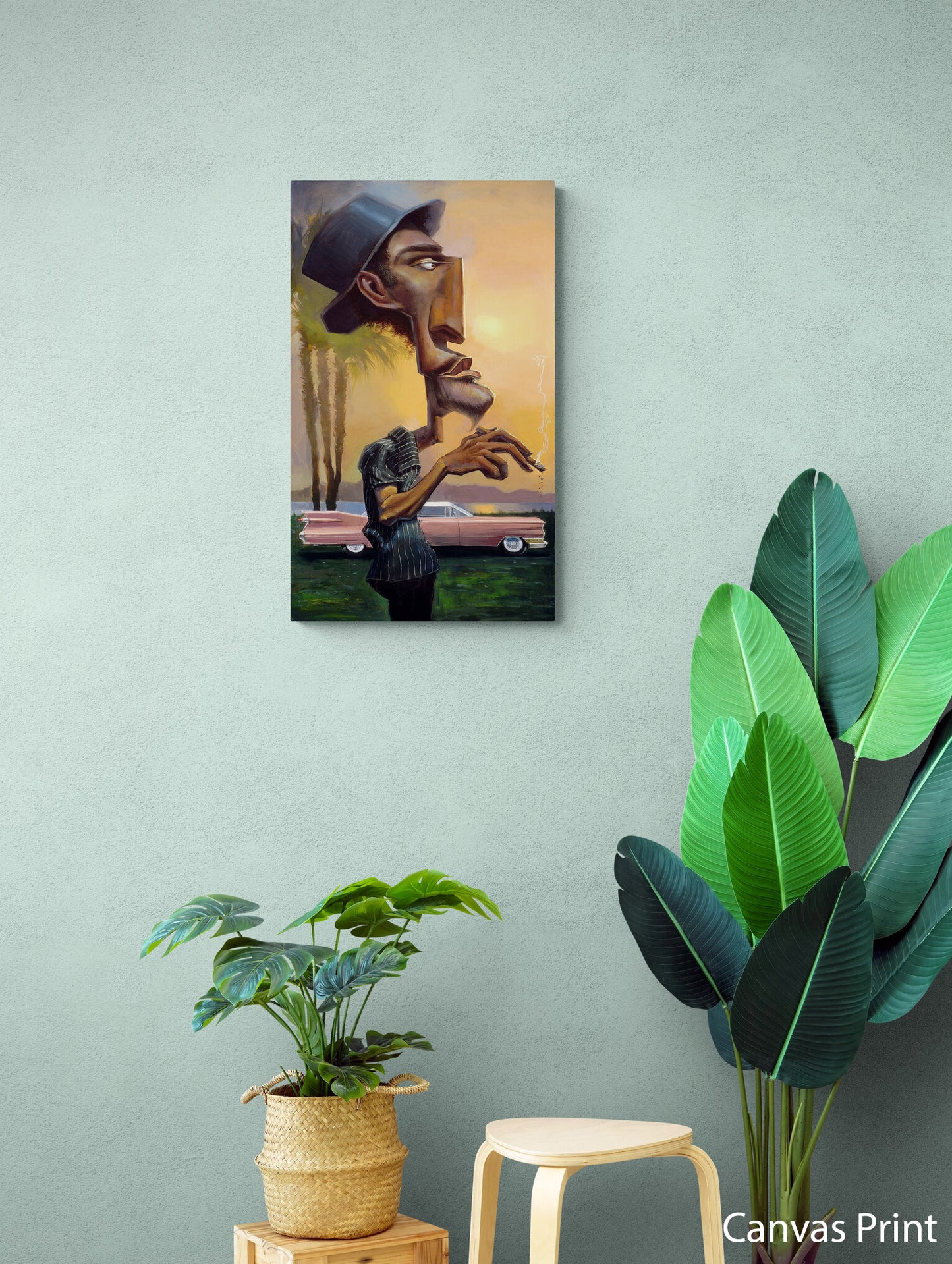 Cuba wall Art Print by urban artist Justin BUA
