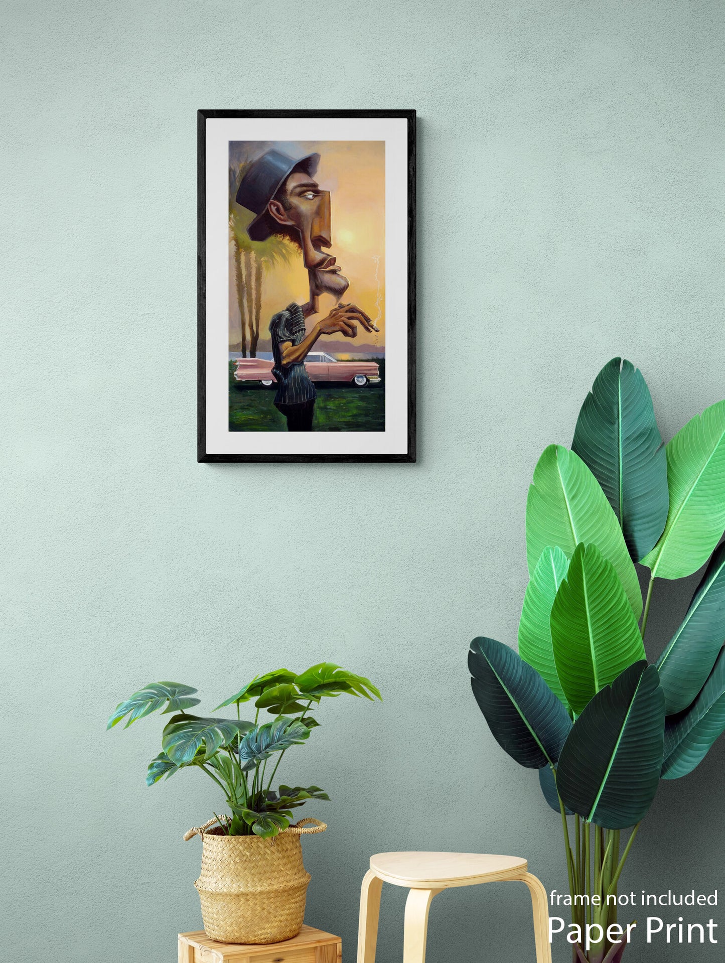 Cuba wall Art Print by urban artist Justin BUA