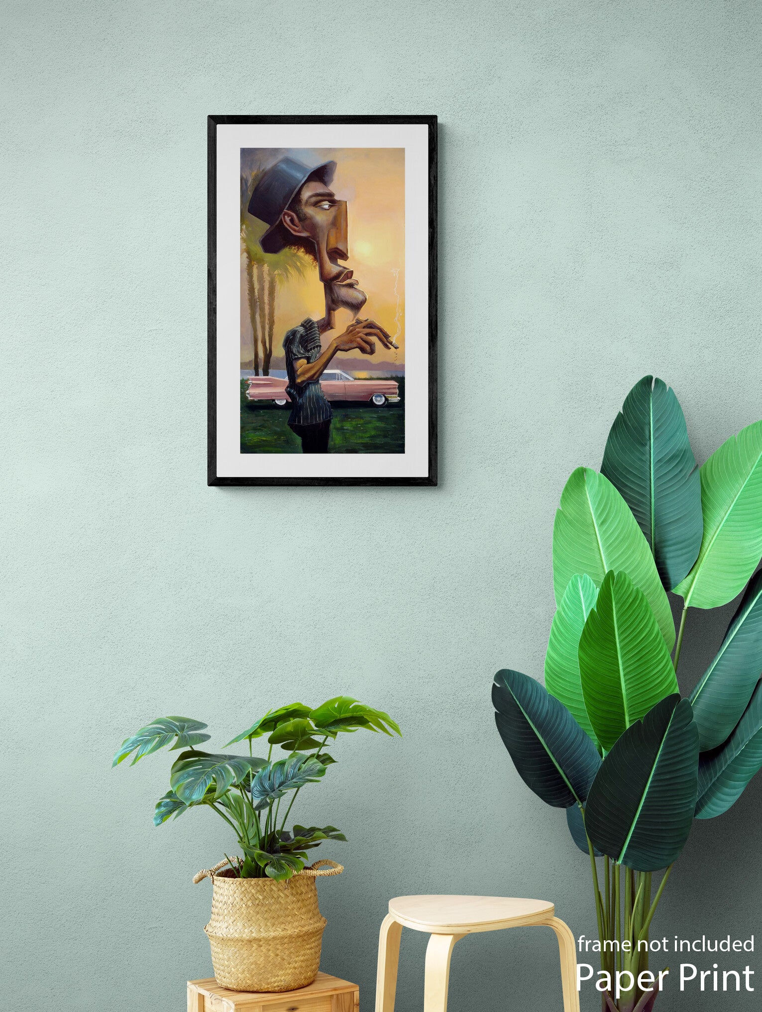 Cuba wall Art Print by urban artist Justin BUA