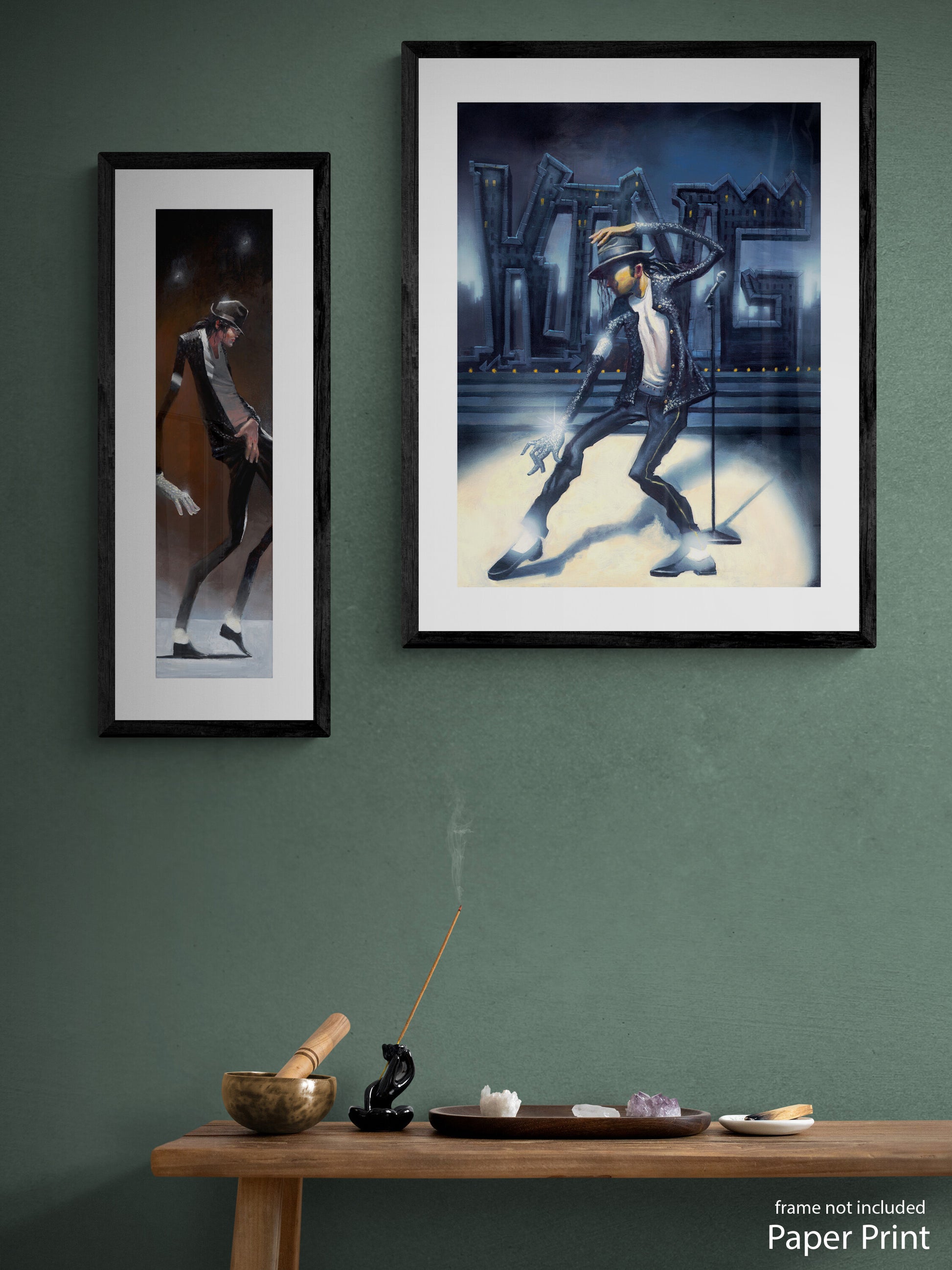 Michael Jackson Art Print Gift Set by artist Justin BUA