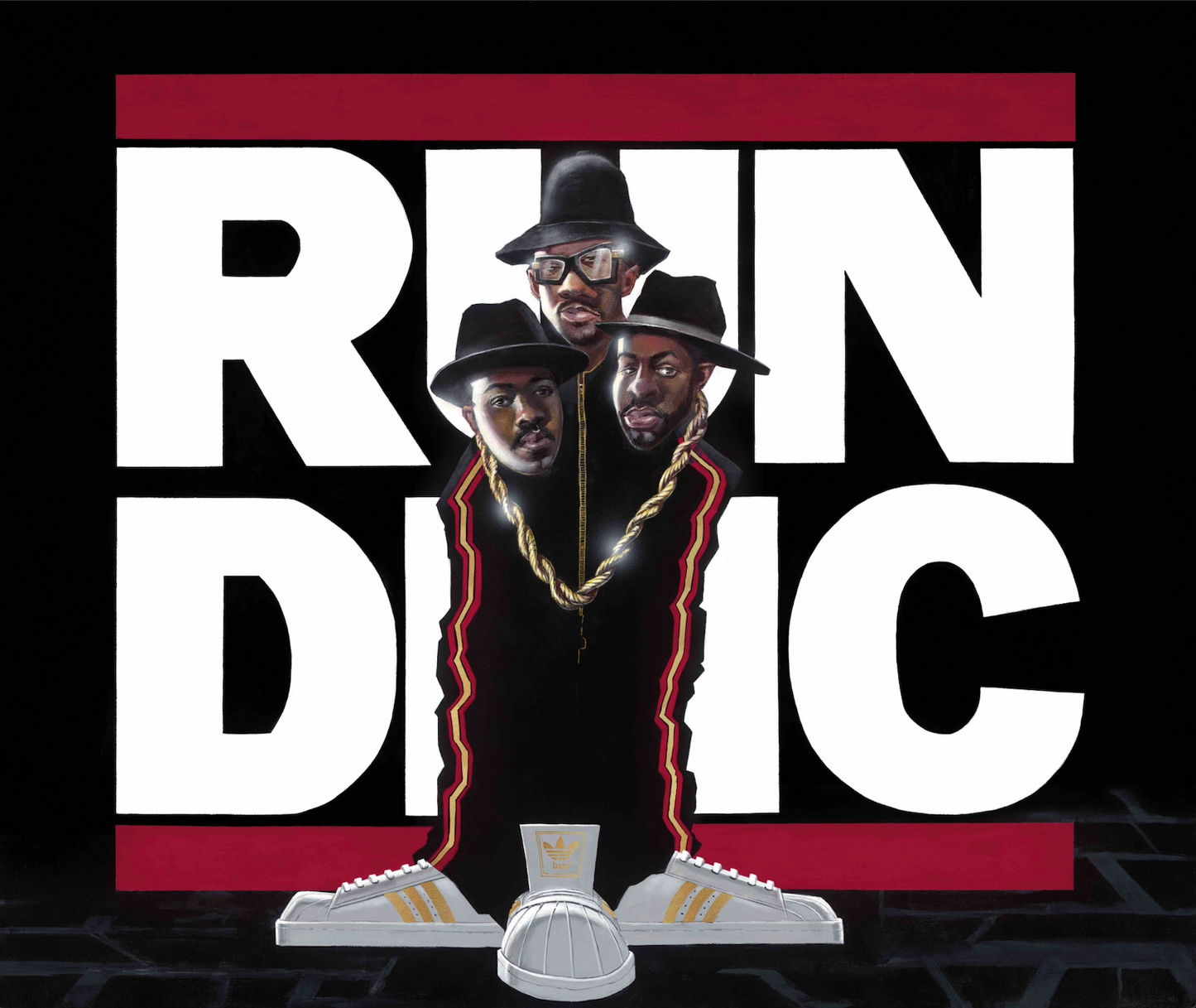 Run DMC Art Print by artist Justin BUA