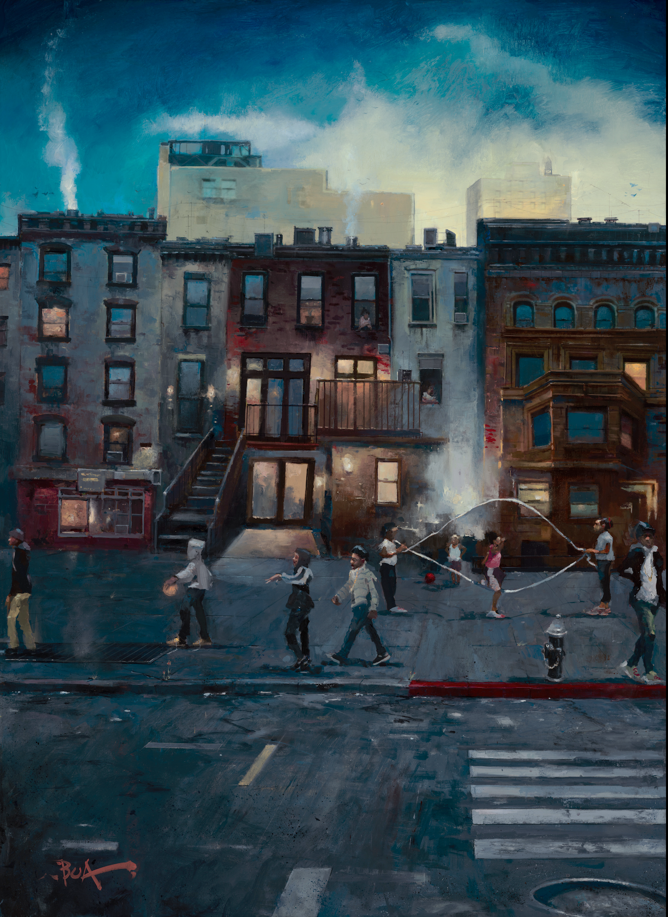 Urban Hip Hop Culture Wall Art Print by urban artist Justin BUA