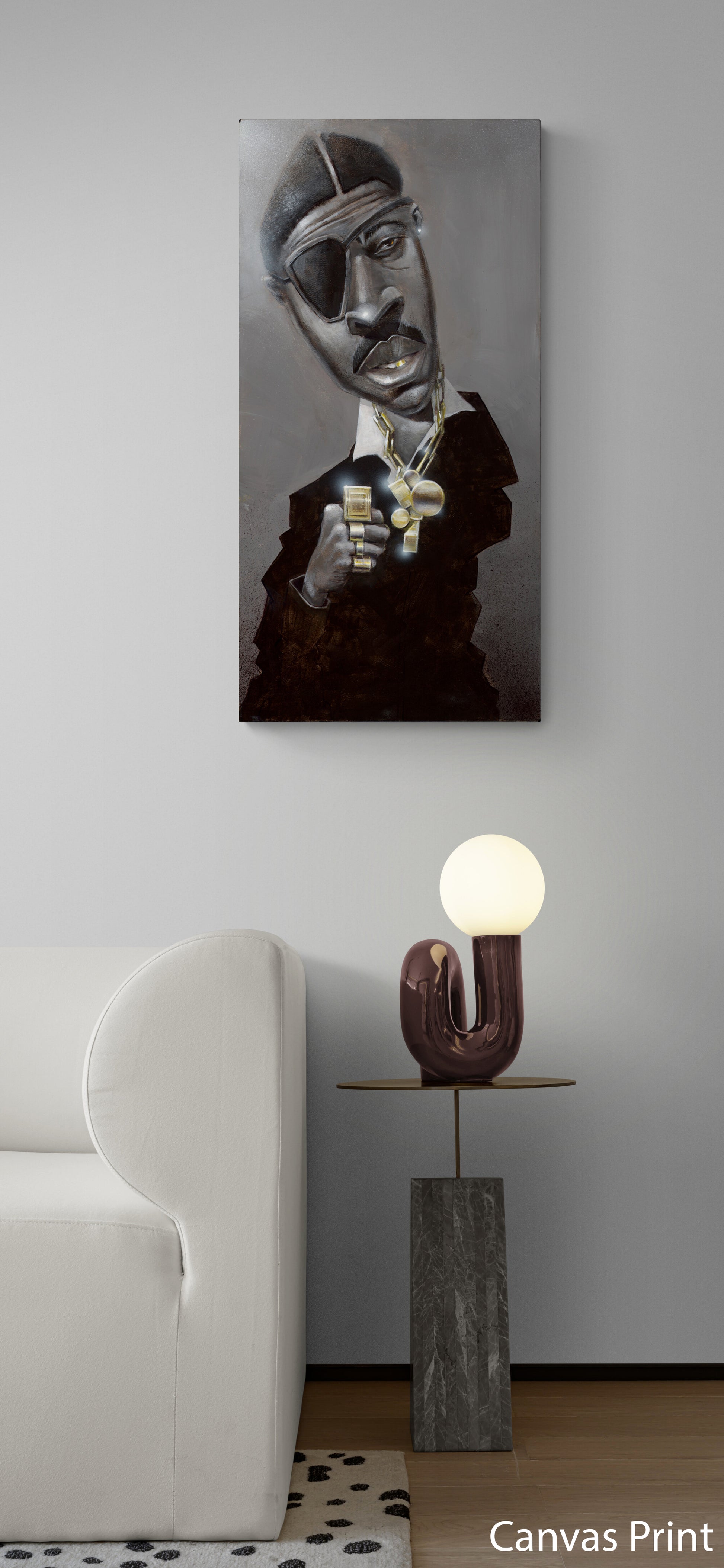 Slick Rick canvas Art Print by artist Justin BUA