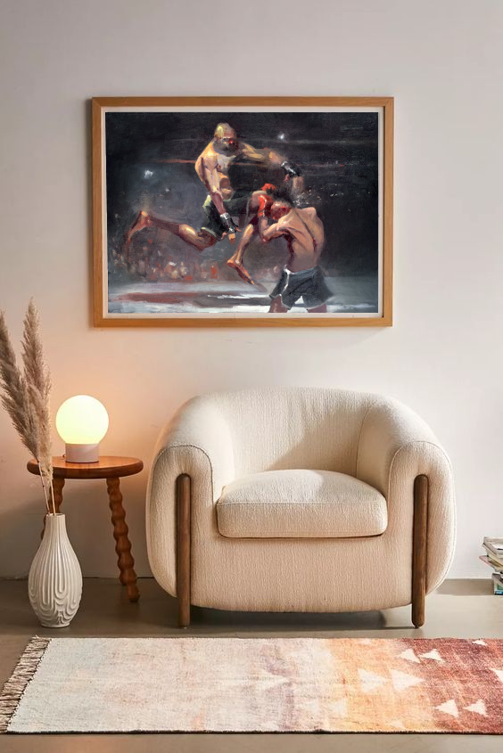 MMA Wall Art by artist Justin BUA