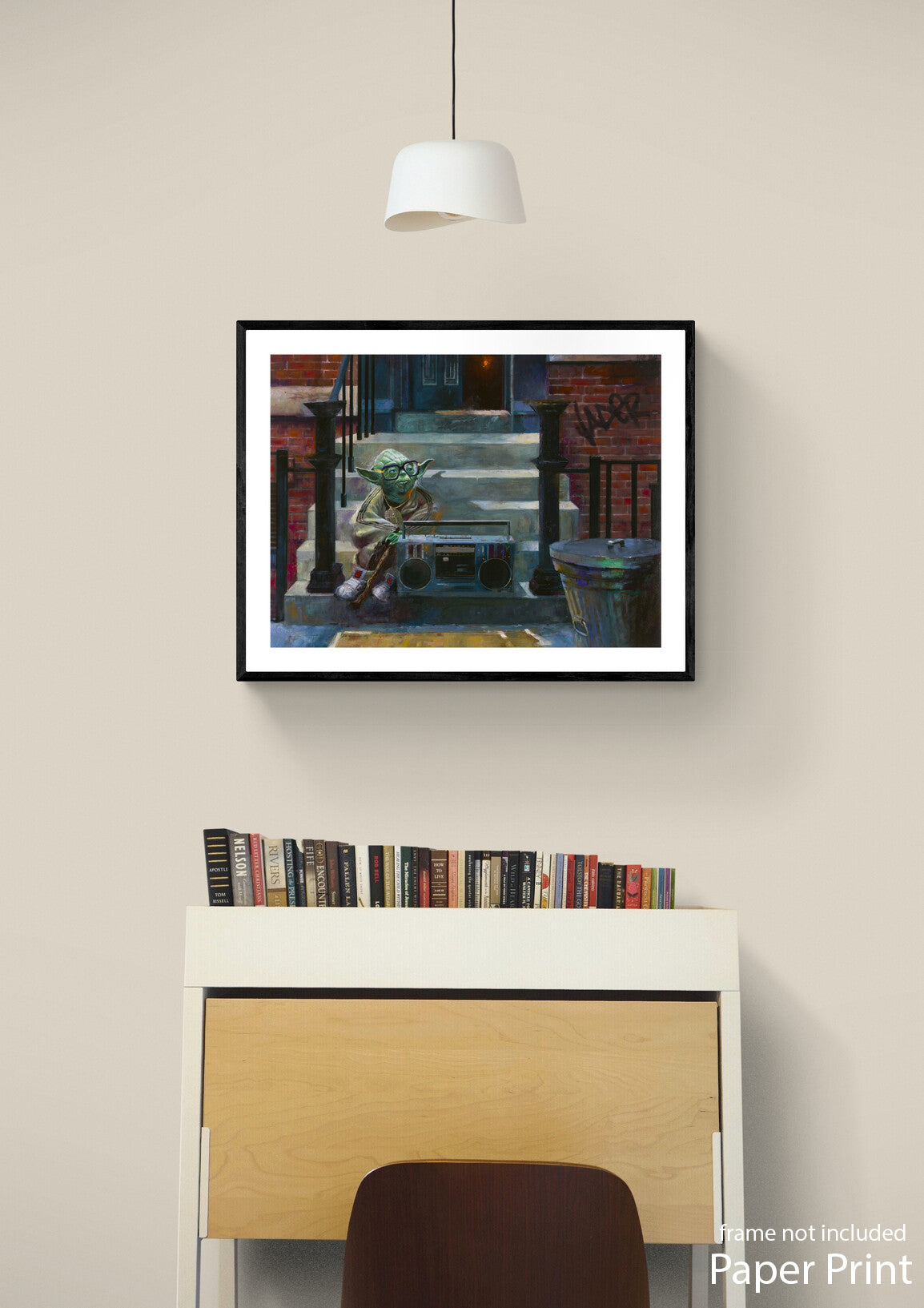 Star Wars Fan Art paper print by artist Justin Bua