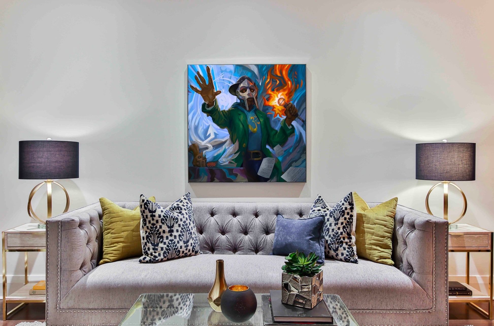 MF Doom Wall Art by artist Justin BUA