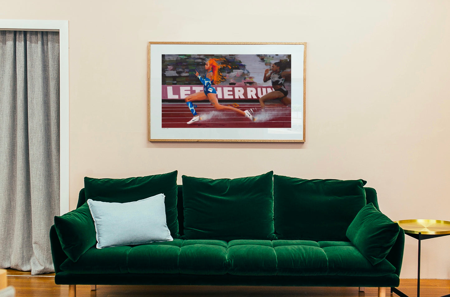Sha'carri Richardson Art Print