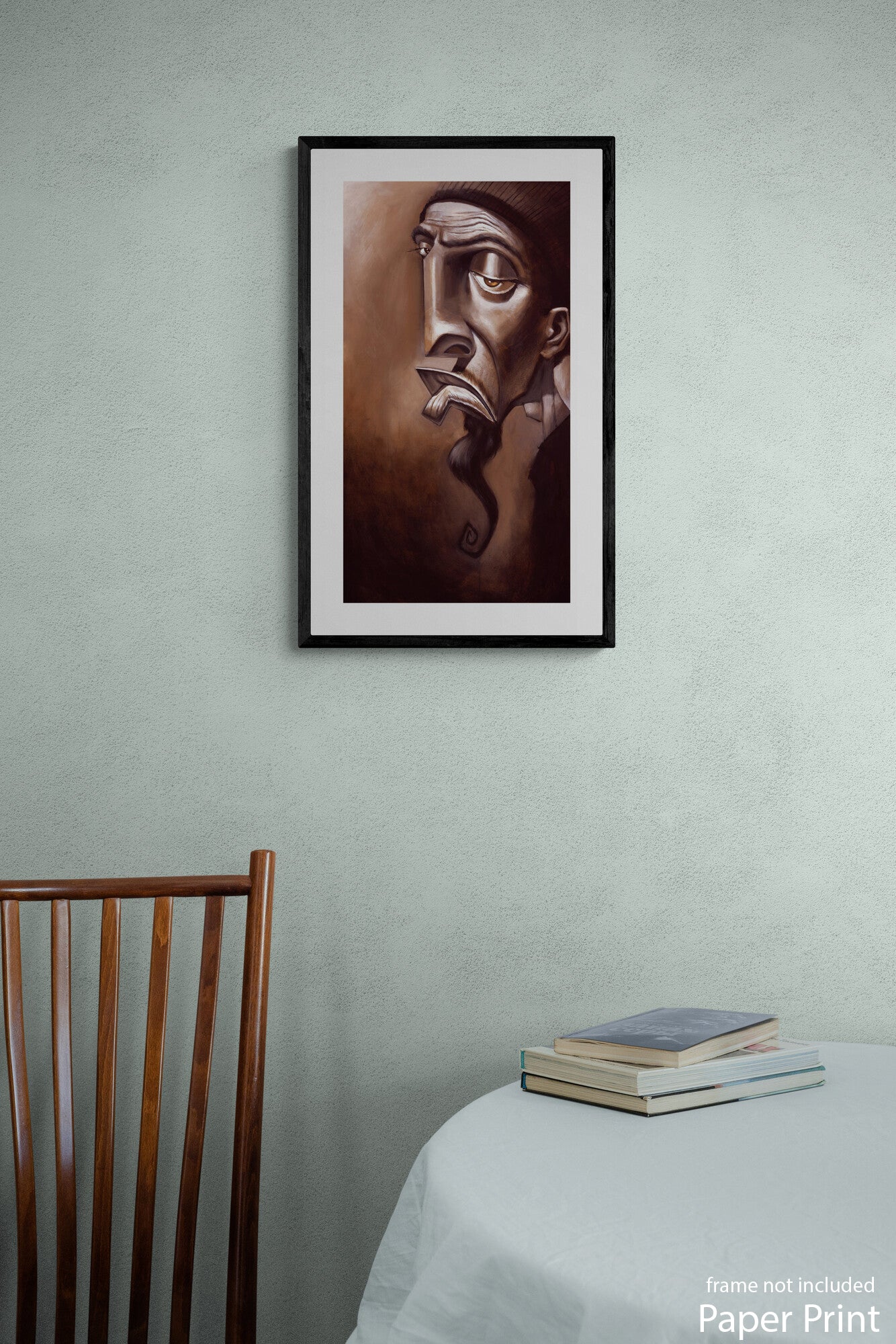Hip-Hop inspired paper Art Print by artist Justin BUA