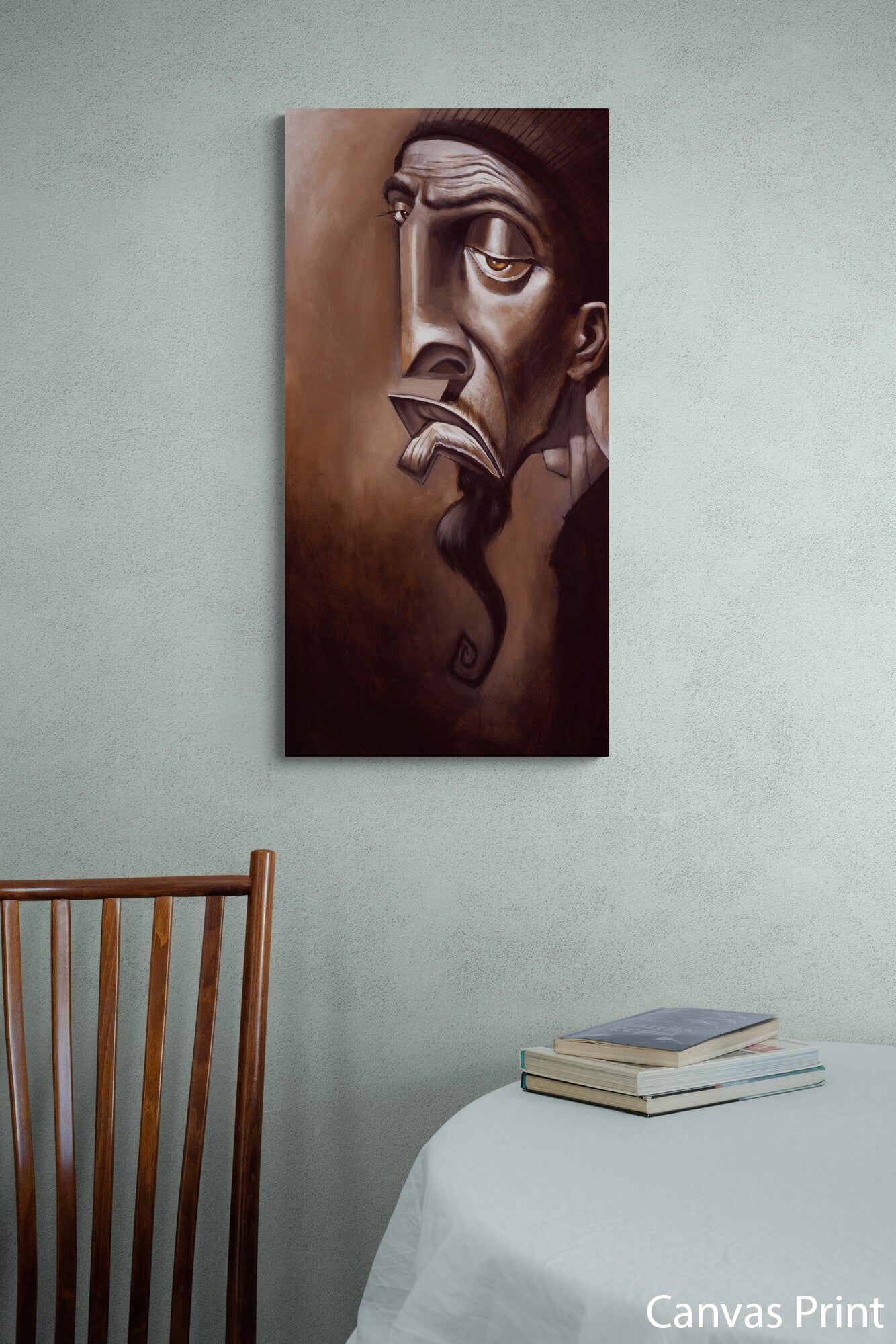 Hip-Hop inspired canvas Art Print by artist Justin BUA