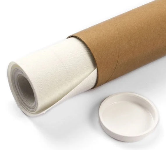 Fine Art Paper Prints and canvas wall art prints are shipped rolled in protective tube