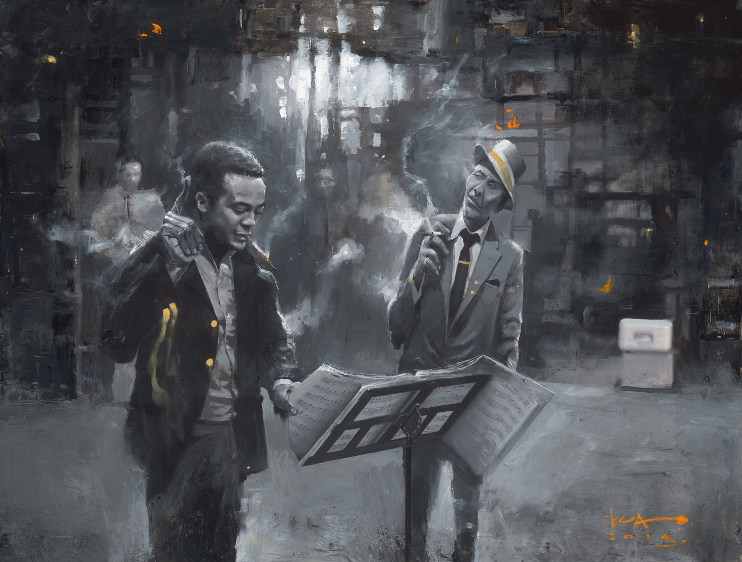 Music Legends Art print by artist Justin BUA
