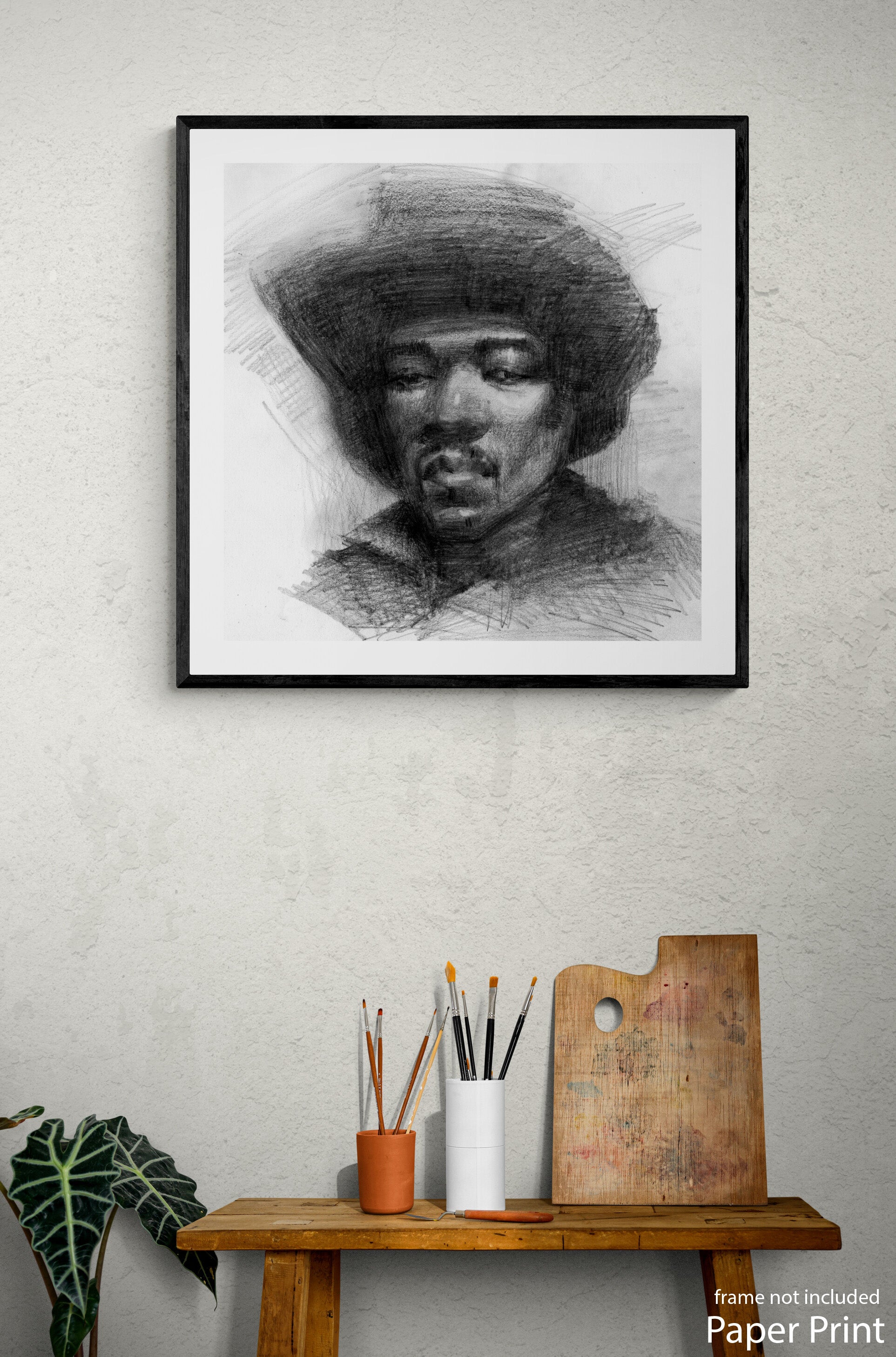 Jimi Hendrix Wall Art Print