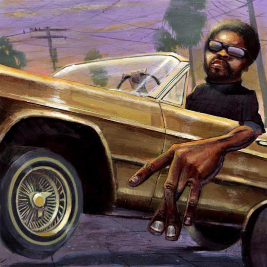 Ice Cube Art Print by urban artist Justin BUA 