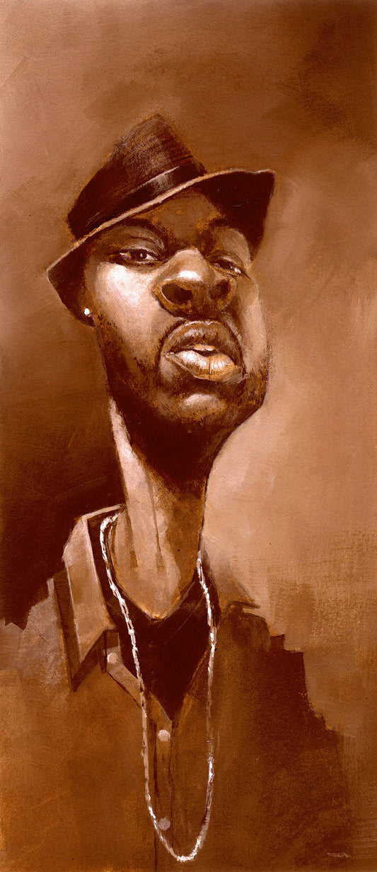 J Dilla Art Print by urban artist Justin BUA