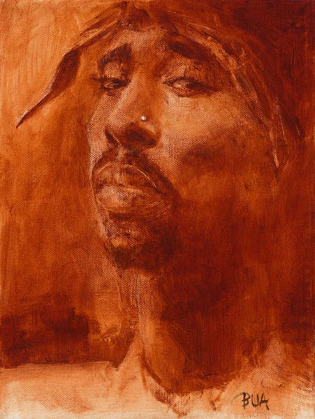 絵画 2pac TUPAC SHAKUR Art print | Wall Art Print | Justin BUA - Justinbua