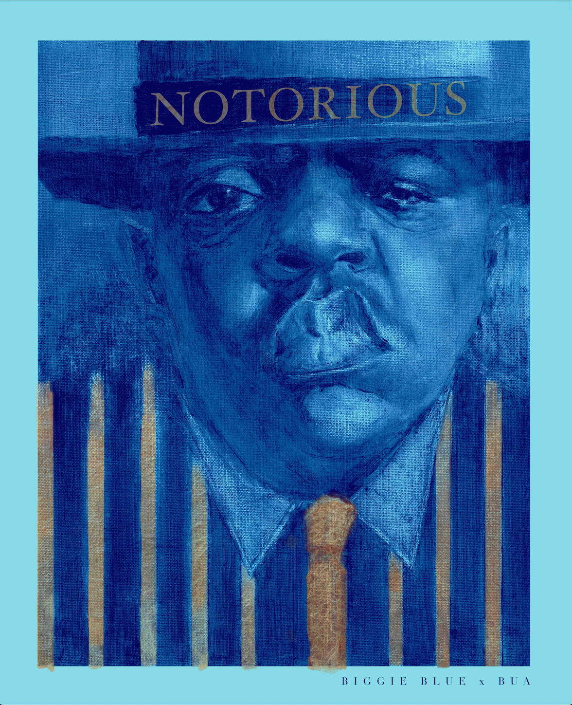 The Notorious B.I.G. Art print by urban artist Justin BUA