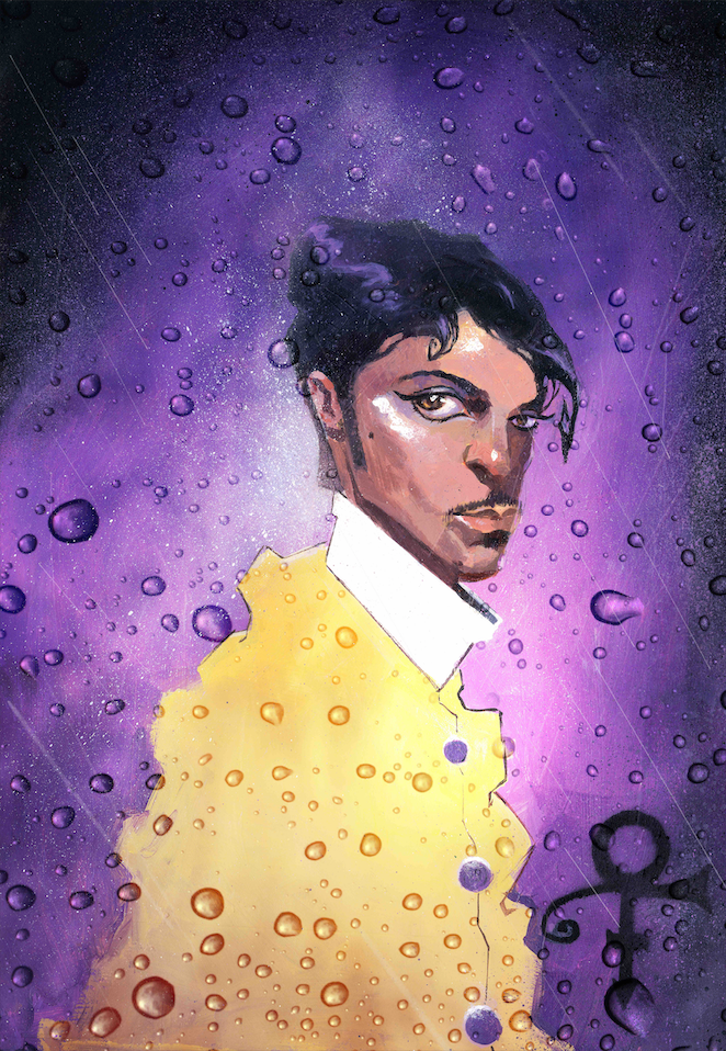 Prince Art Print by urban artist Justin Bua