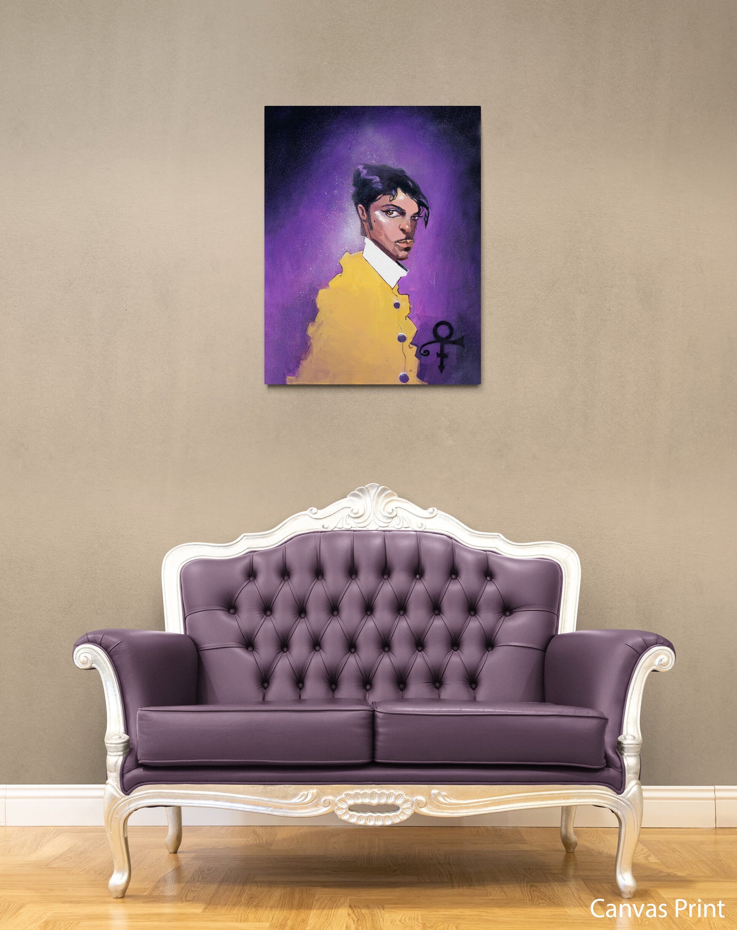 Prince canvas Art Print by artist Justin BUA