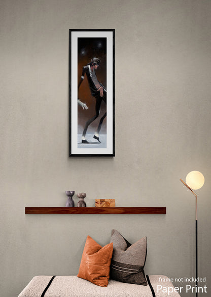 michael jackson Wall Art Print by contemporary urban artist Justin BUA