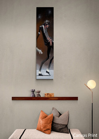 michael jackson Wall Art Print by contemporary urban artist Justin BUA